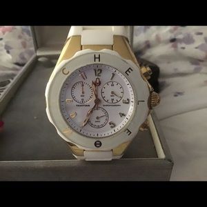 Michele White Tahitian Watch